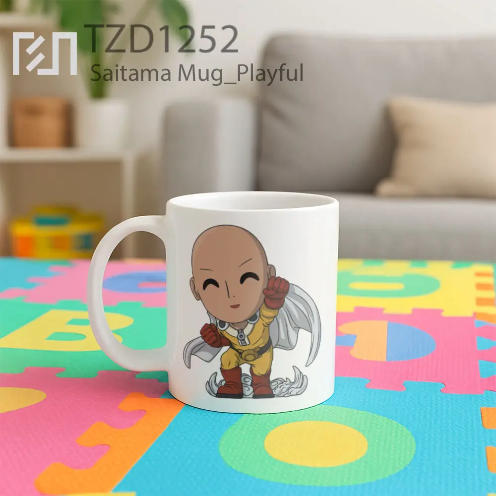 Saitama Mug - All-side / Desain