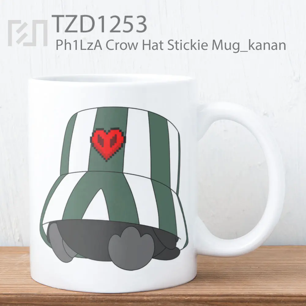 Ph1LzA Crow Hat Stickie Mug