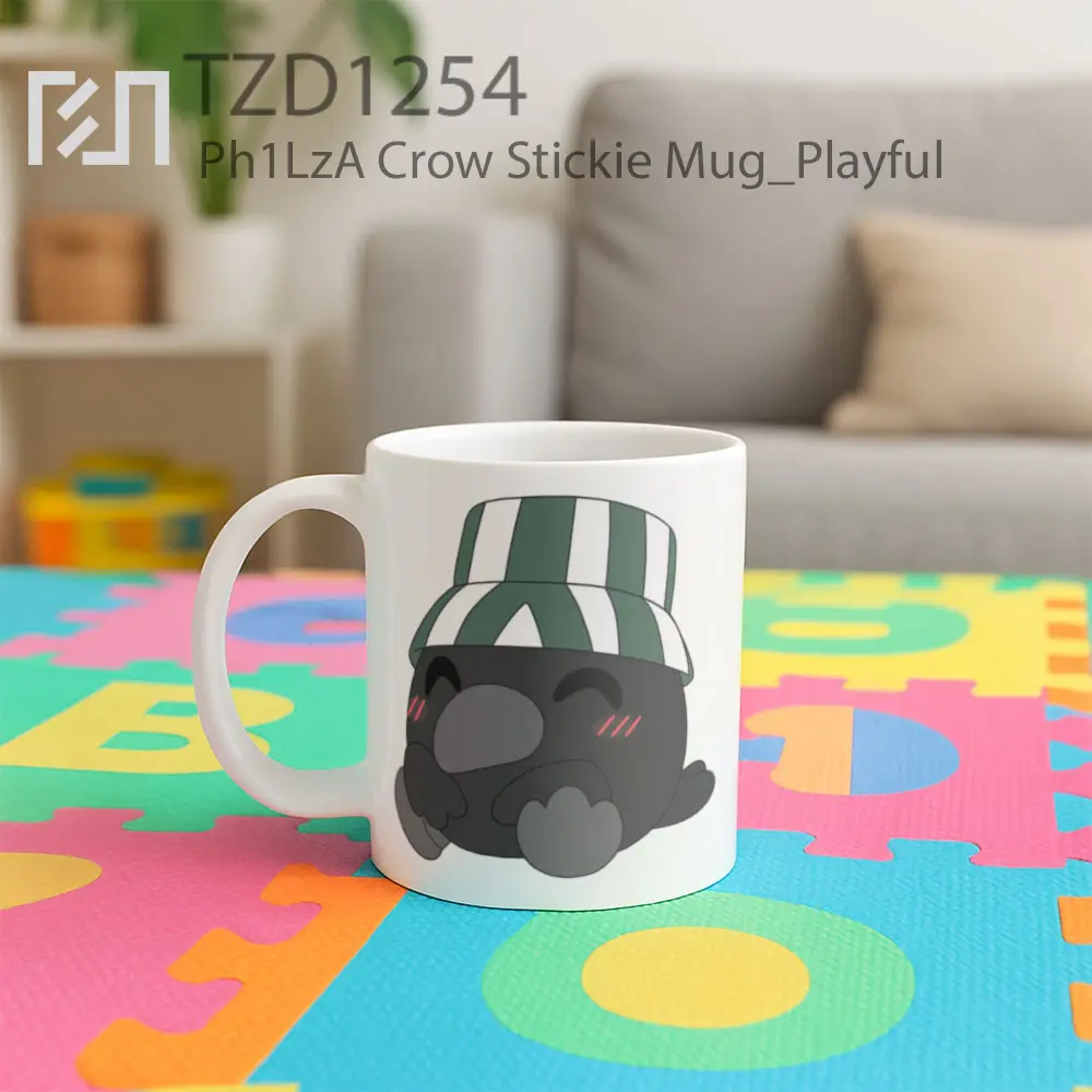 Ph1LzA Crow Stickie Mug - All-side / Desain