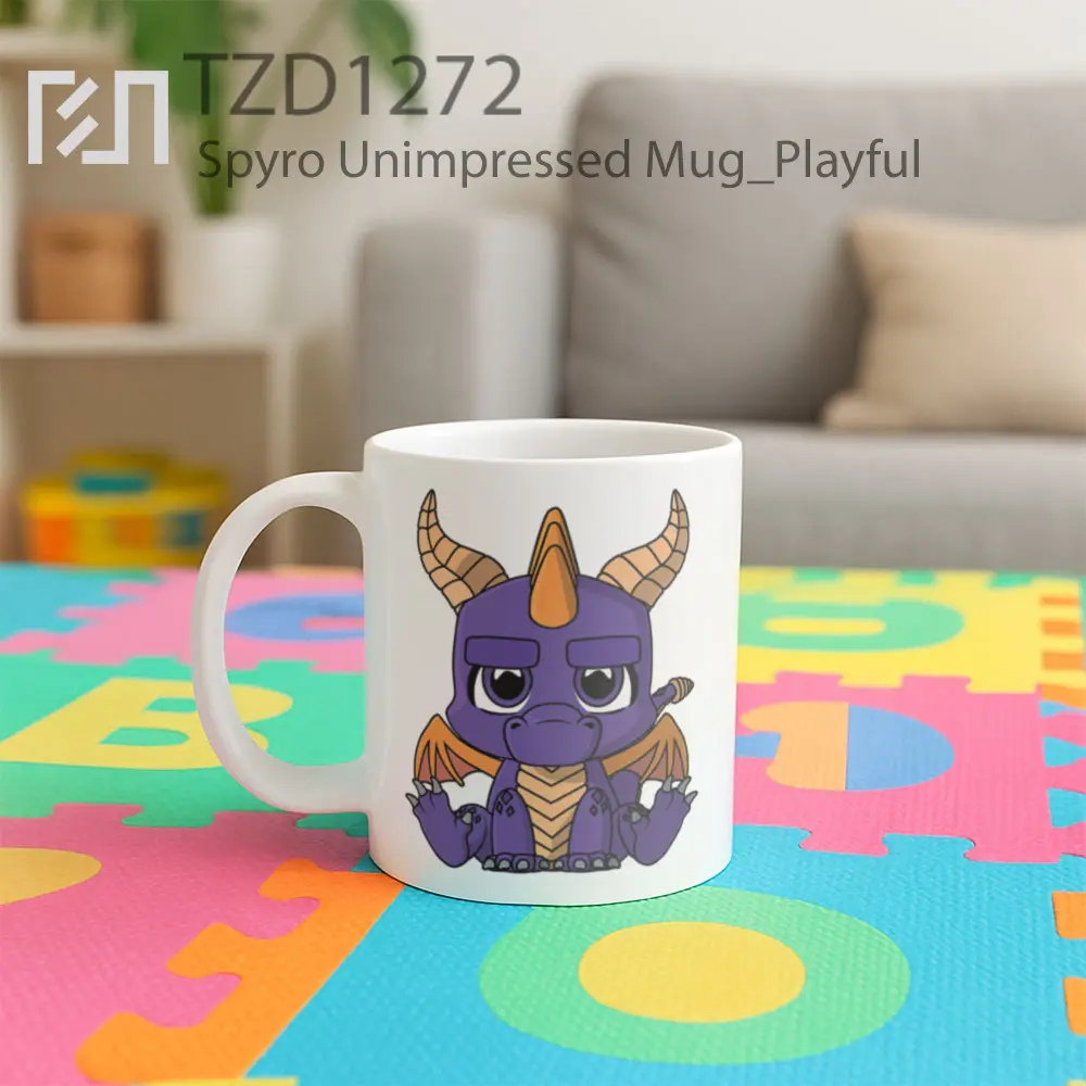 Spyro Unimpressed Mug - All-side / Desain