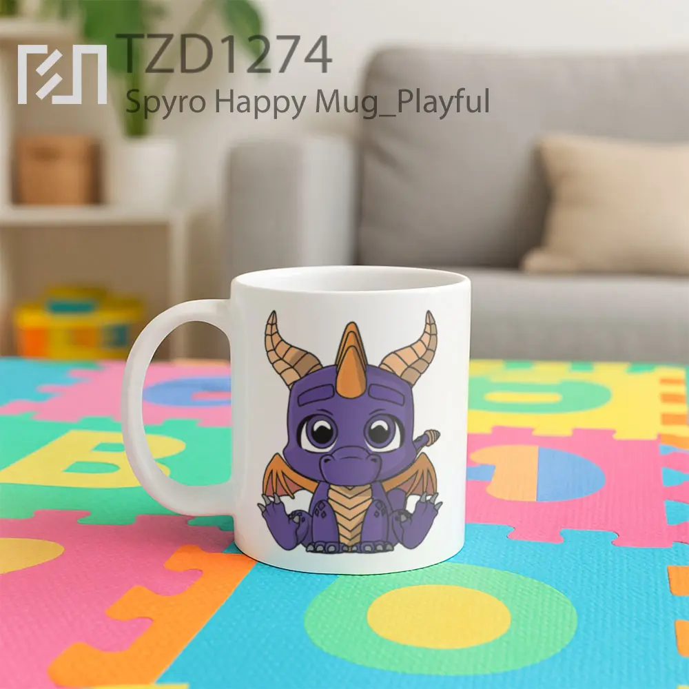 Spyro Happy Mug - All-side / Desain