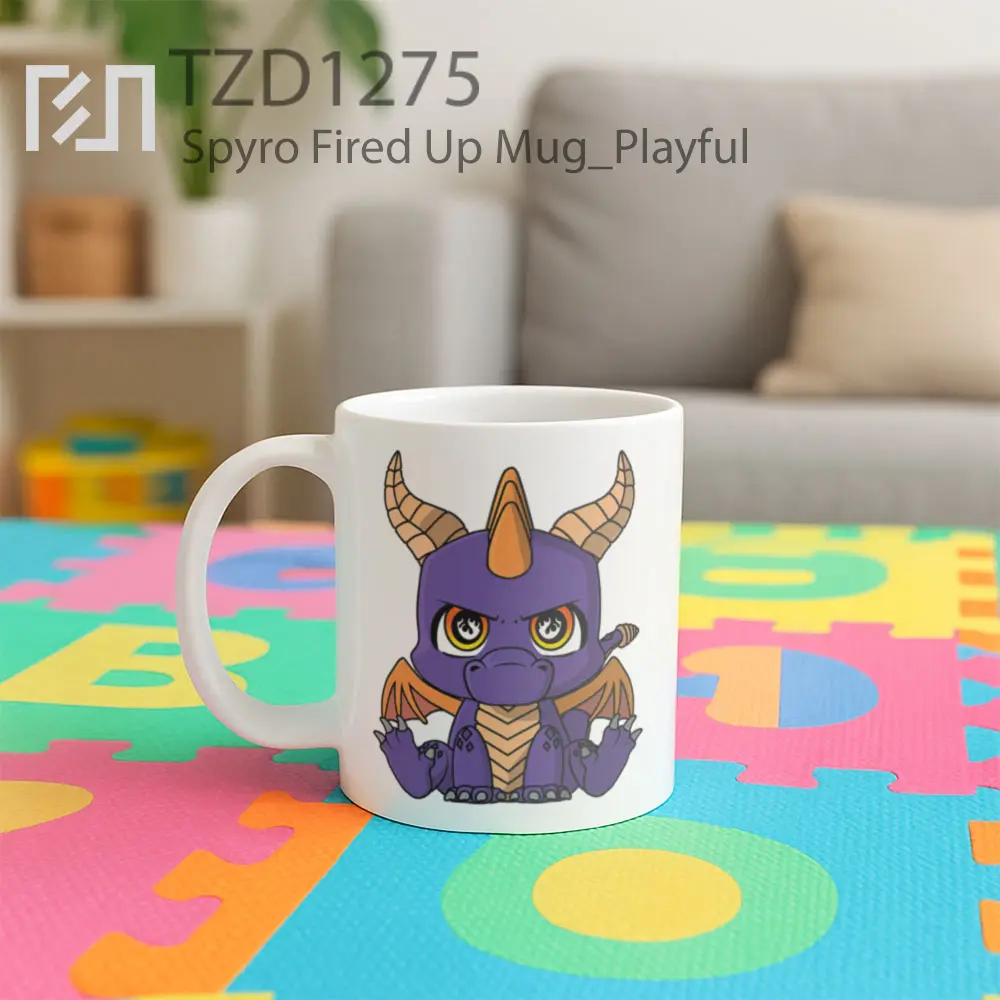 Spyro Fired Up Mug - All-side / Desain