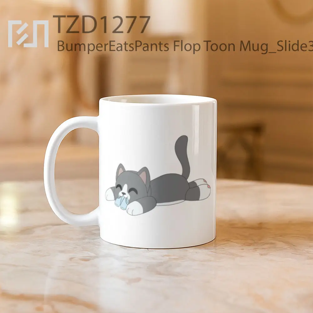 BumperEatsPants Flop Toon Mug - All-side / Desain
