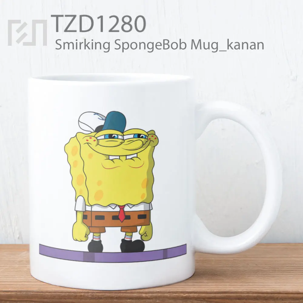 Smirking SpongeBob Mug