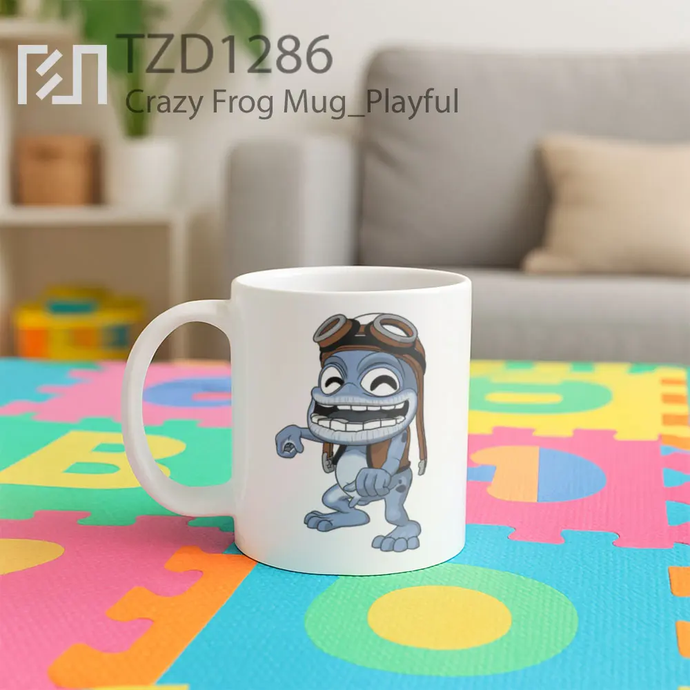Crazy Frog Mug - All-side / Desain