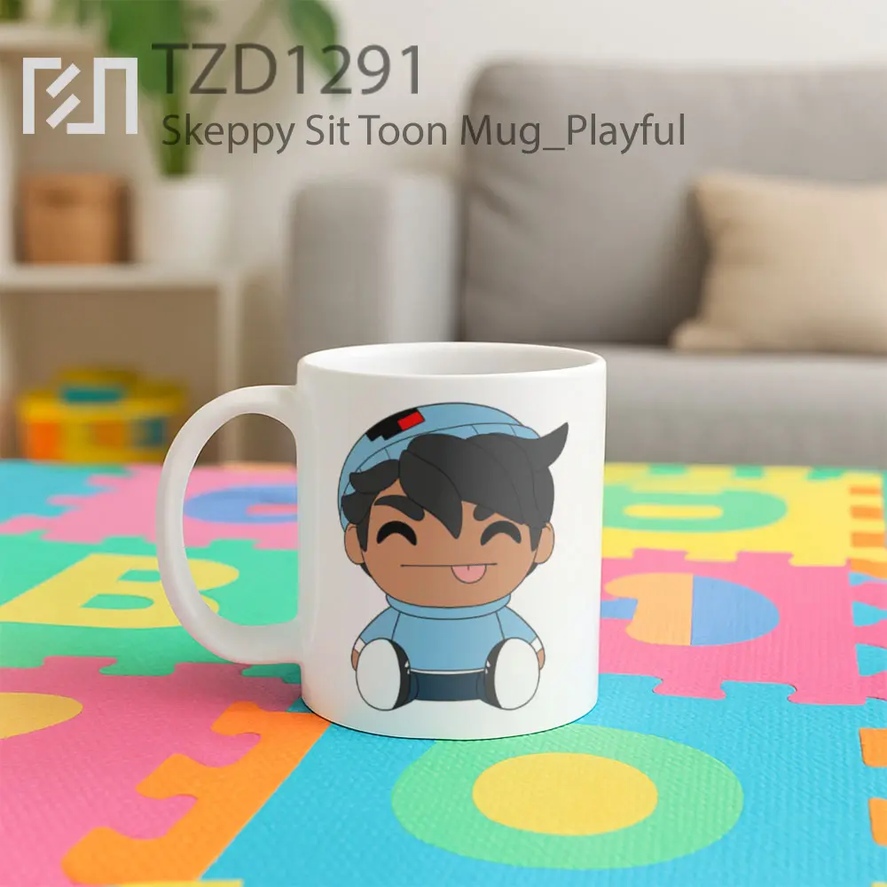 Skeppy Sit Toon Mug - All-side / Desain