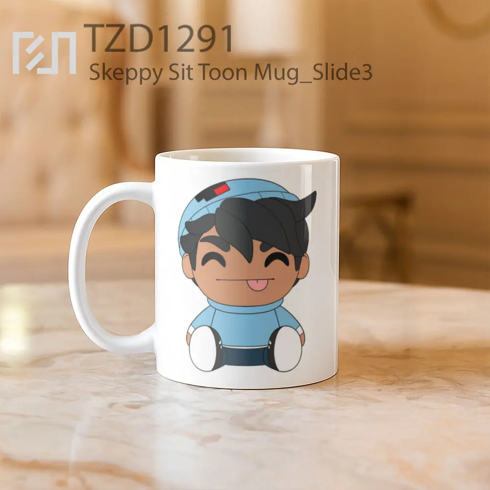 Skeppy Sit Toon Mug - All-side / Desain