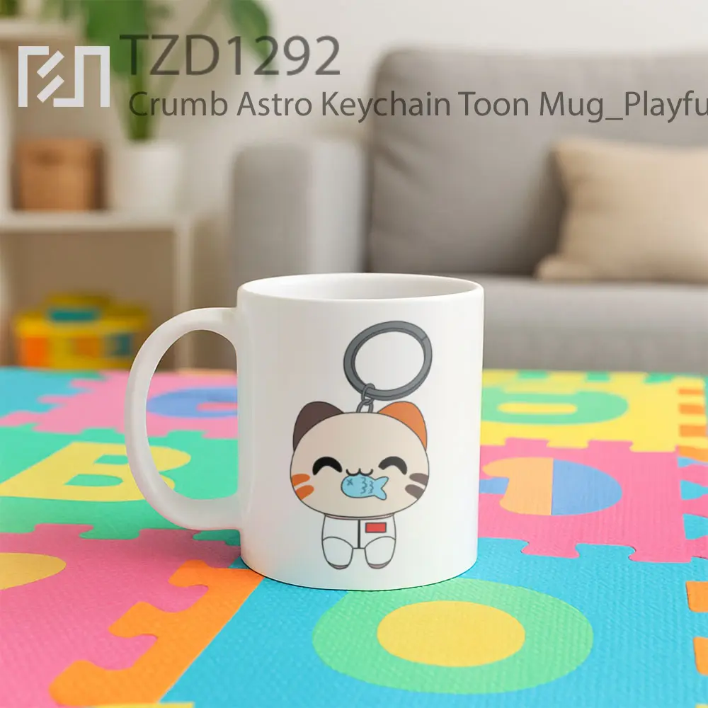 Crumb Astro Keychain Toon Mug - All-side / Desain