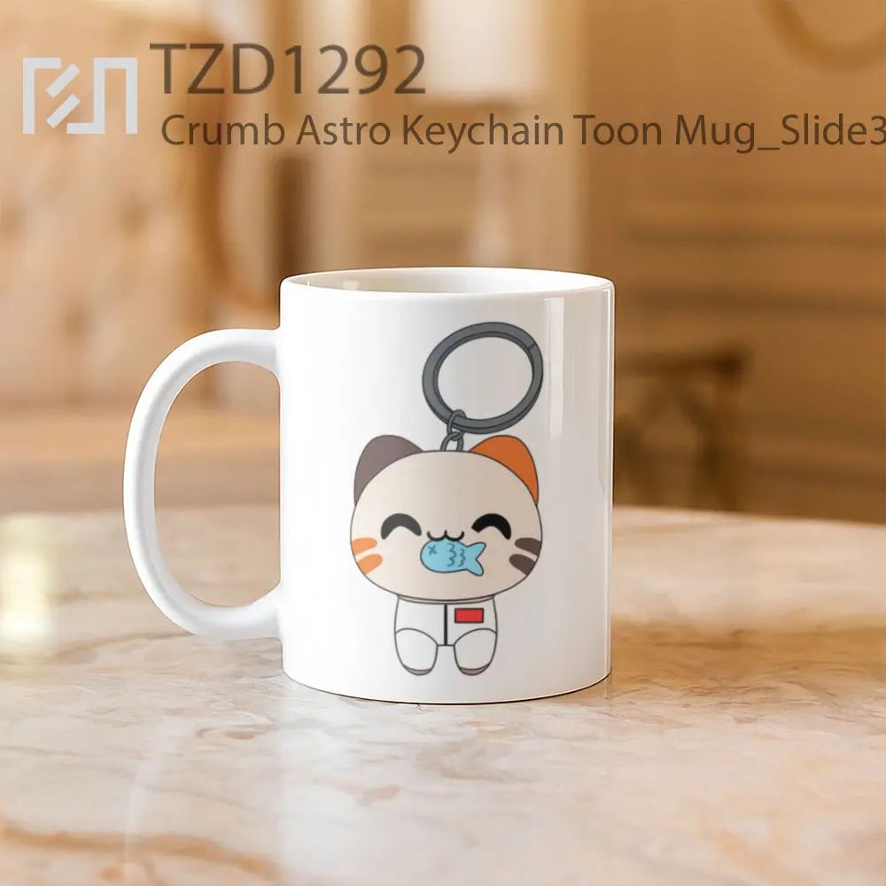Crumb Astro Keychain Toon Mug - All-side / Desain