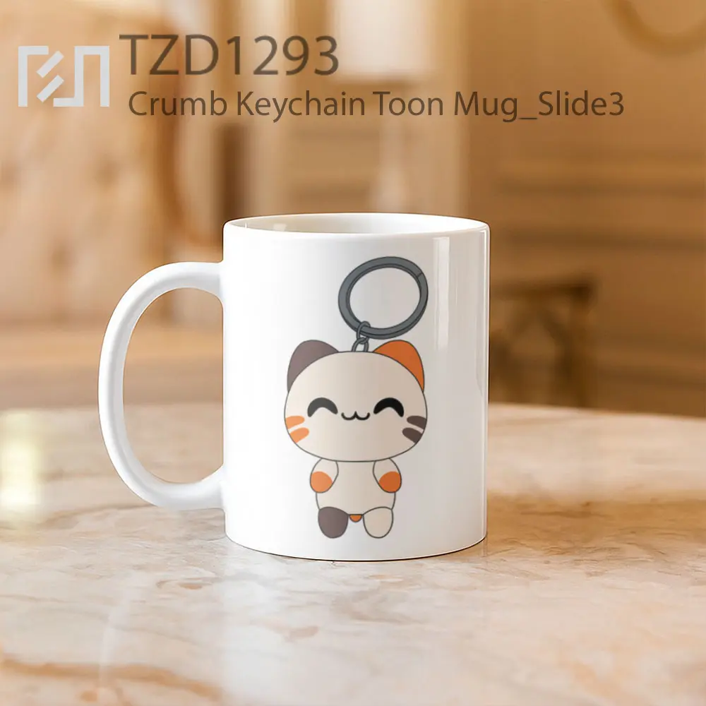Crumb Keychain Toon Mug - All-side / Desain
