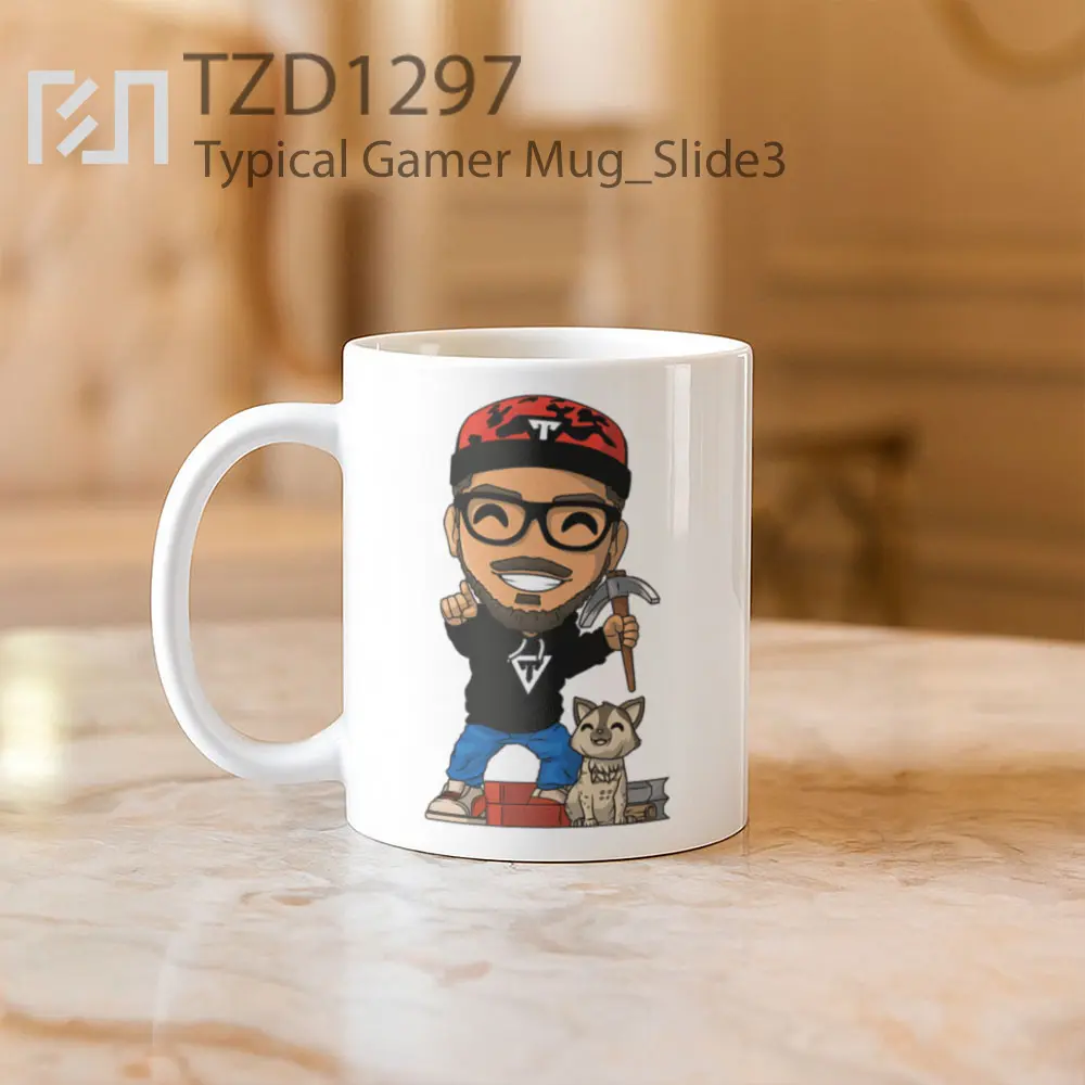 Typical Gamer Mug - All-side / Desain