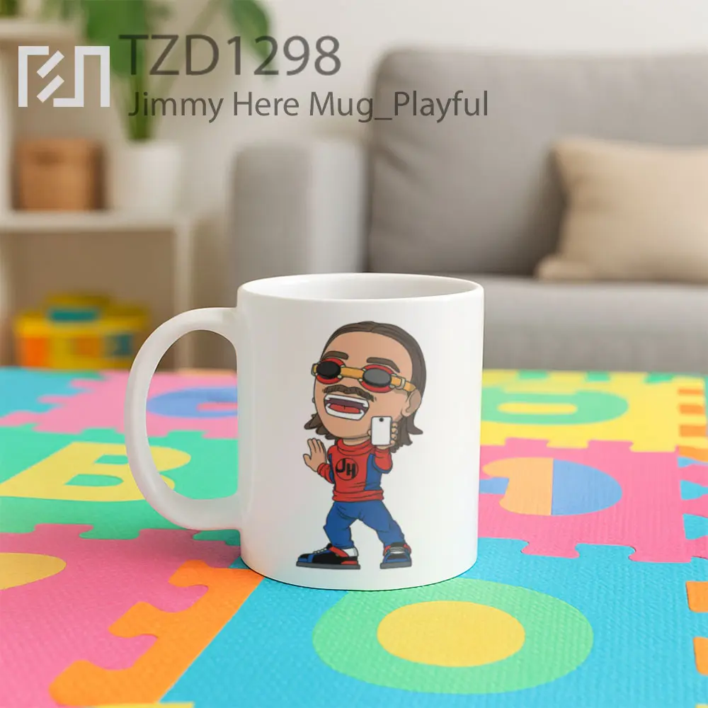 Jimmy Here Mug - All-side / Desain