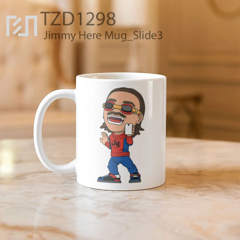 Jimmy Here Mug - All-side / Desain