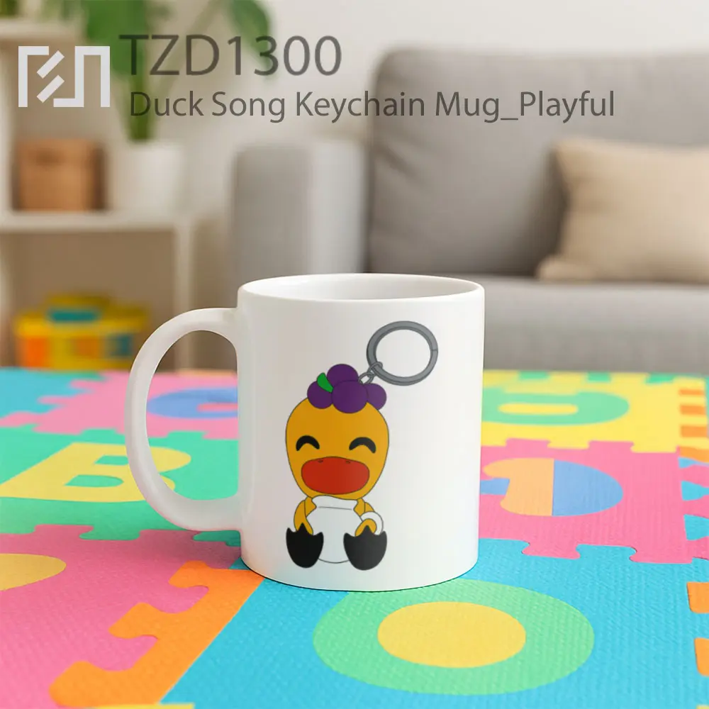Duck Song Keychain Mug - All-side / Desain