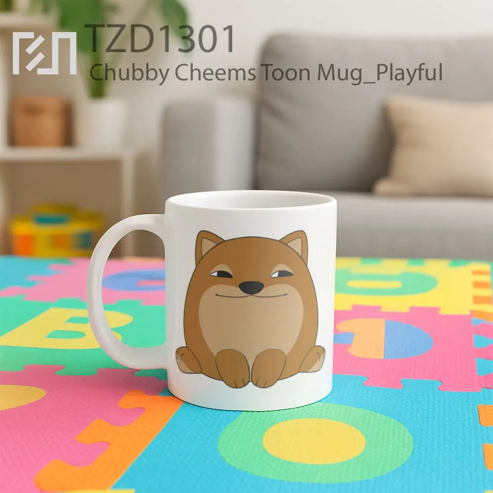 Chubby Cheems Toon Mug - All-side / Desain