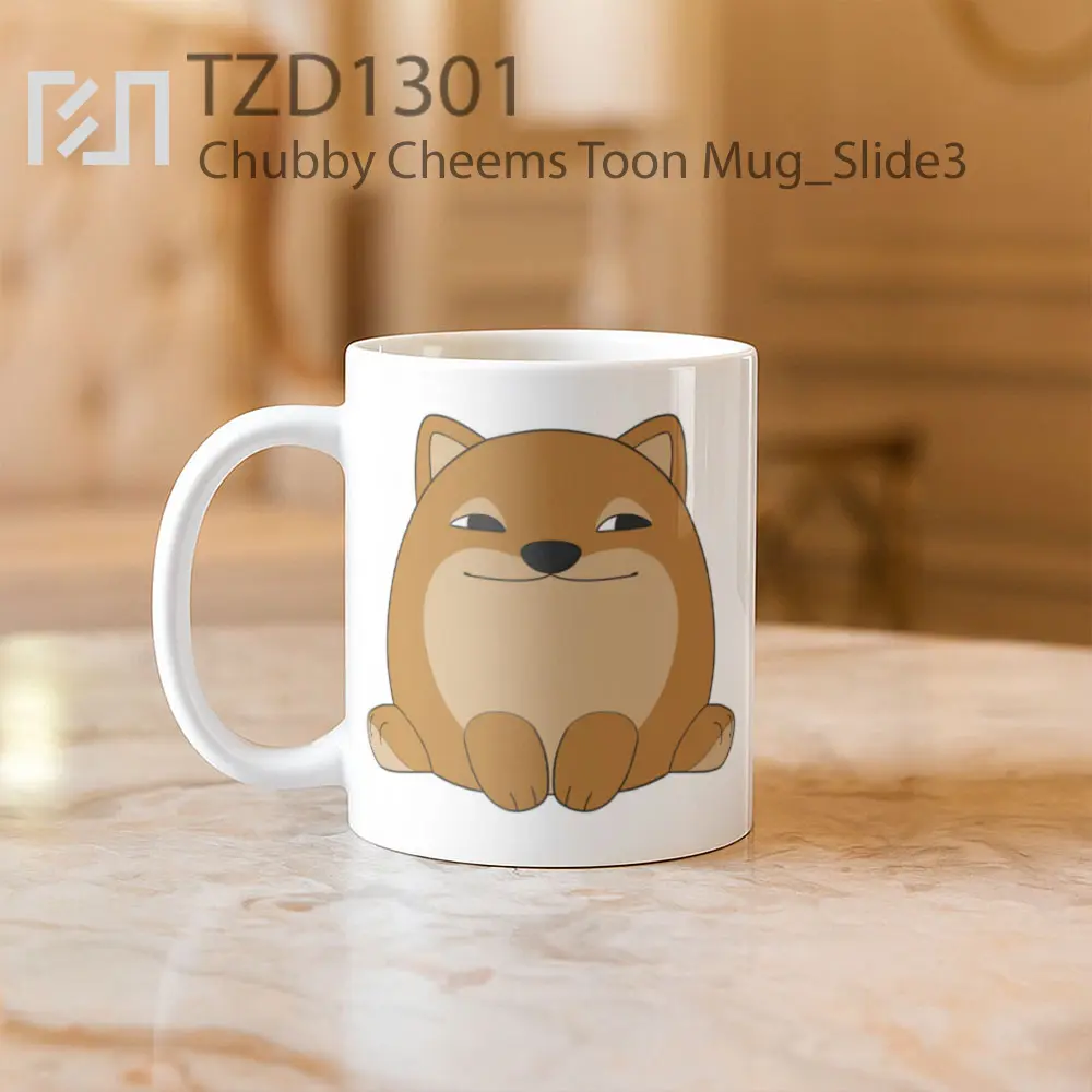 Chubby Cheems Toon Mug - All-side / Desain