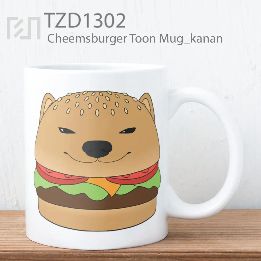 Mug Keramik Premium SNI - Cheemsburger Toon Mug