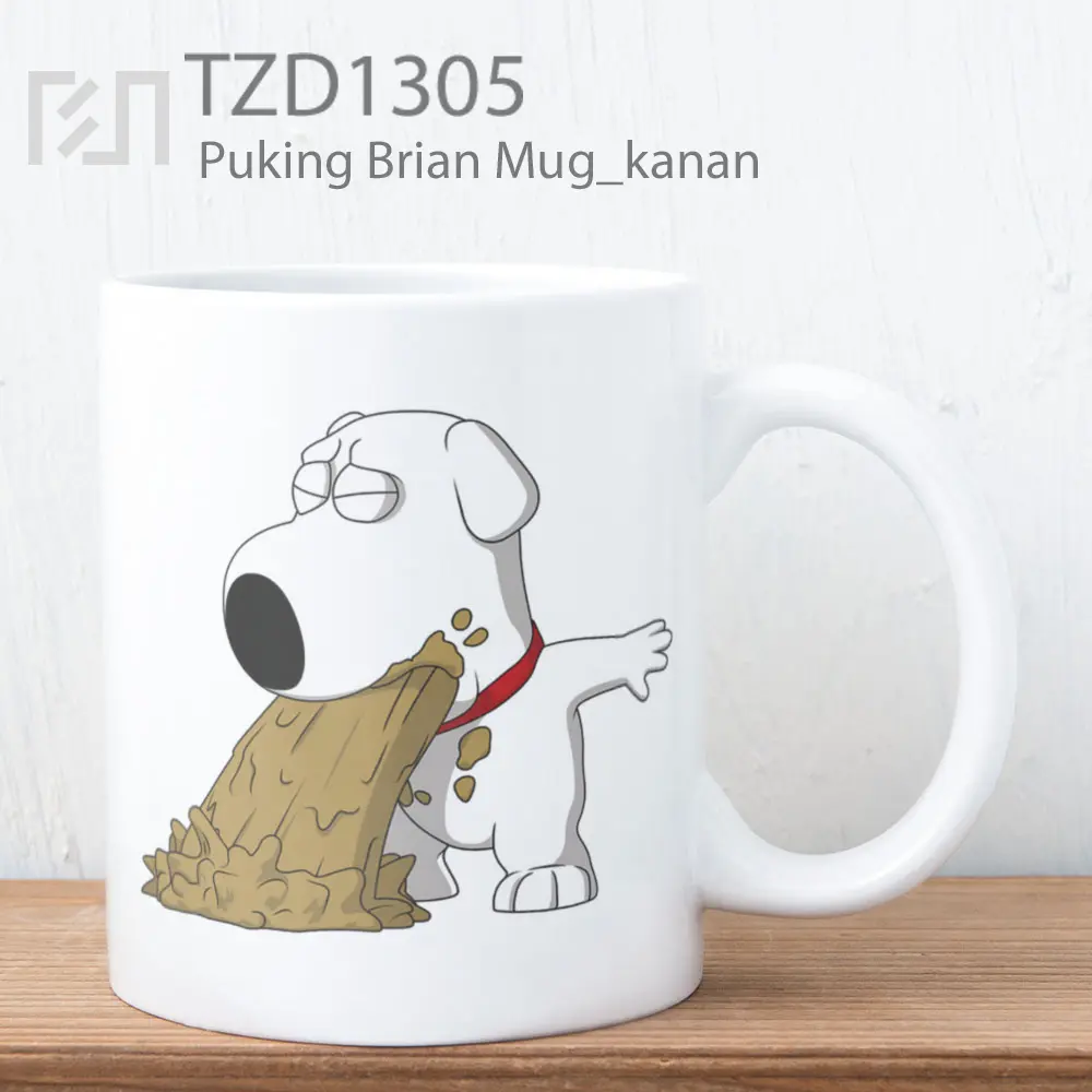 Puking Brian Mug