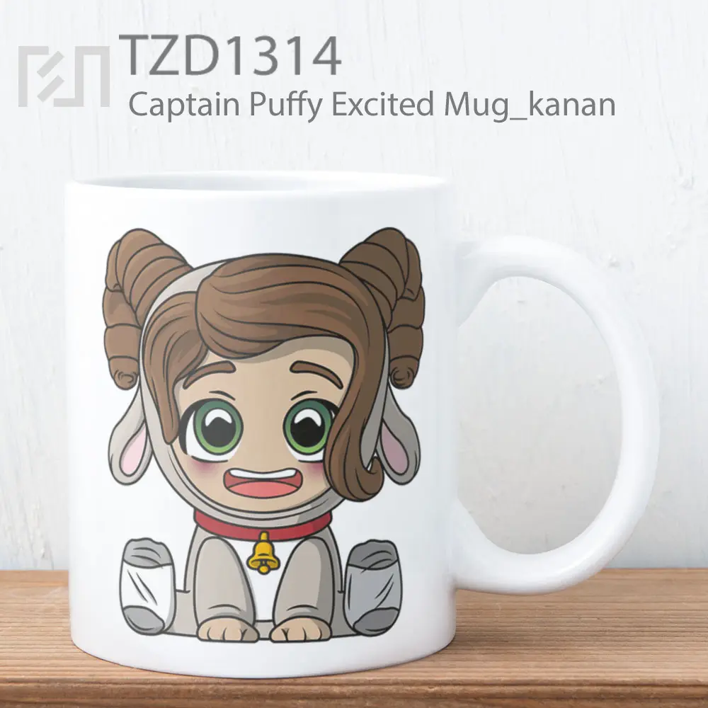 Captain Puffy Excited Mug