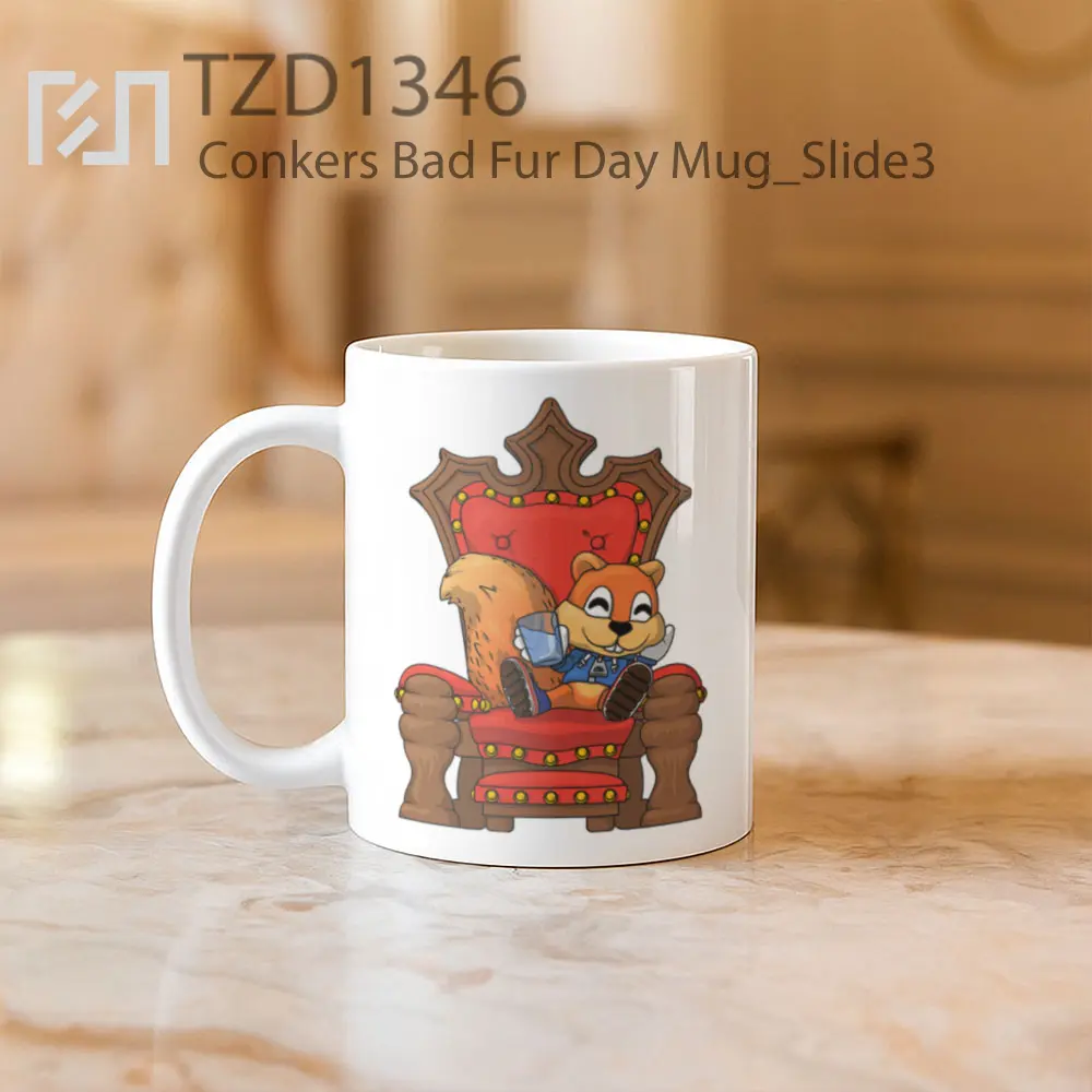 Conkers Bad Fur Day Mug - All-side / Desain