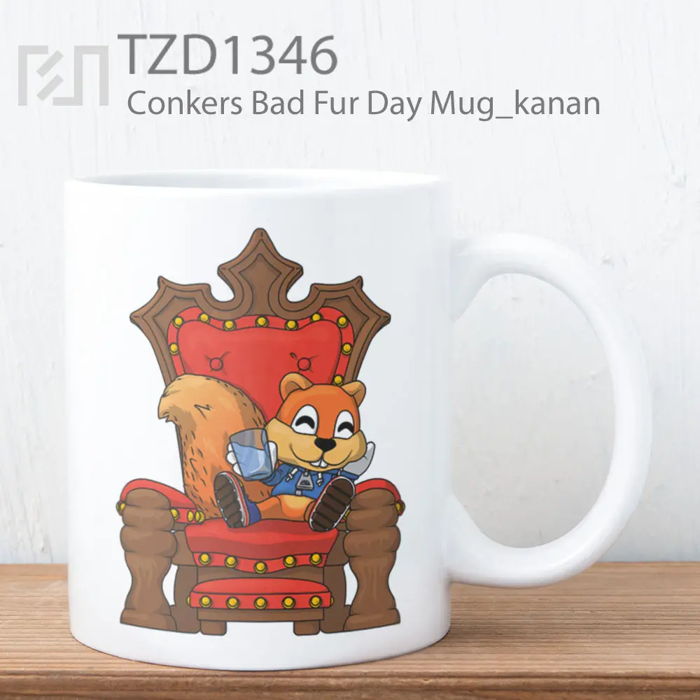 Conkers Bad Fur Day Mug