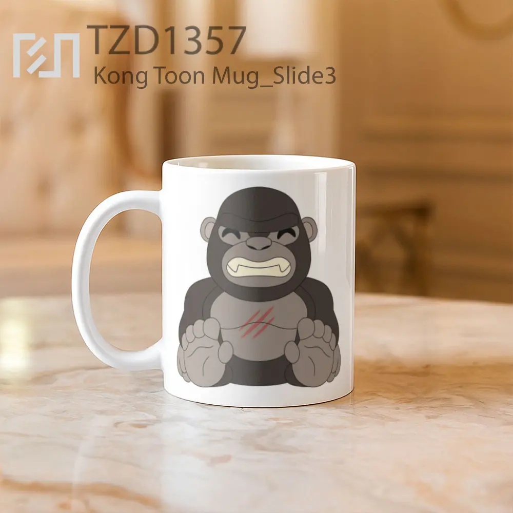 Kong Toon Mug - All-side / Desain
