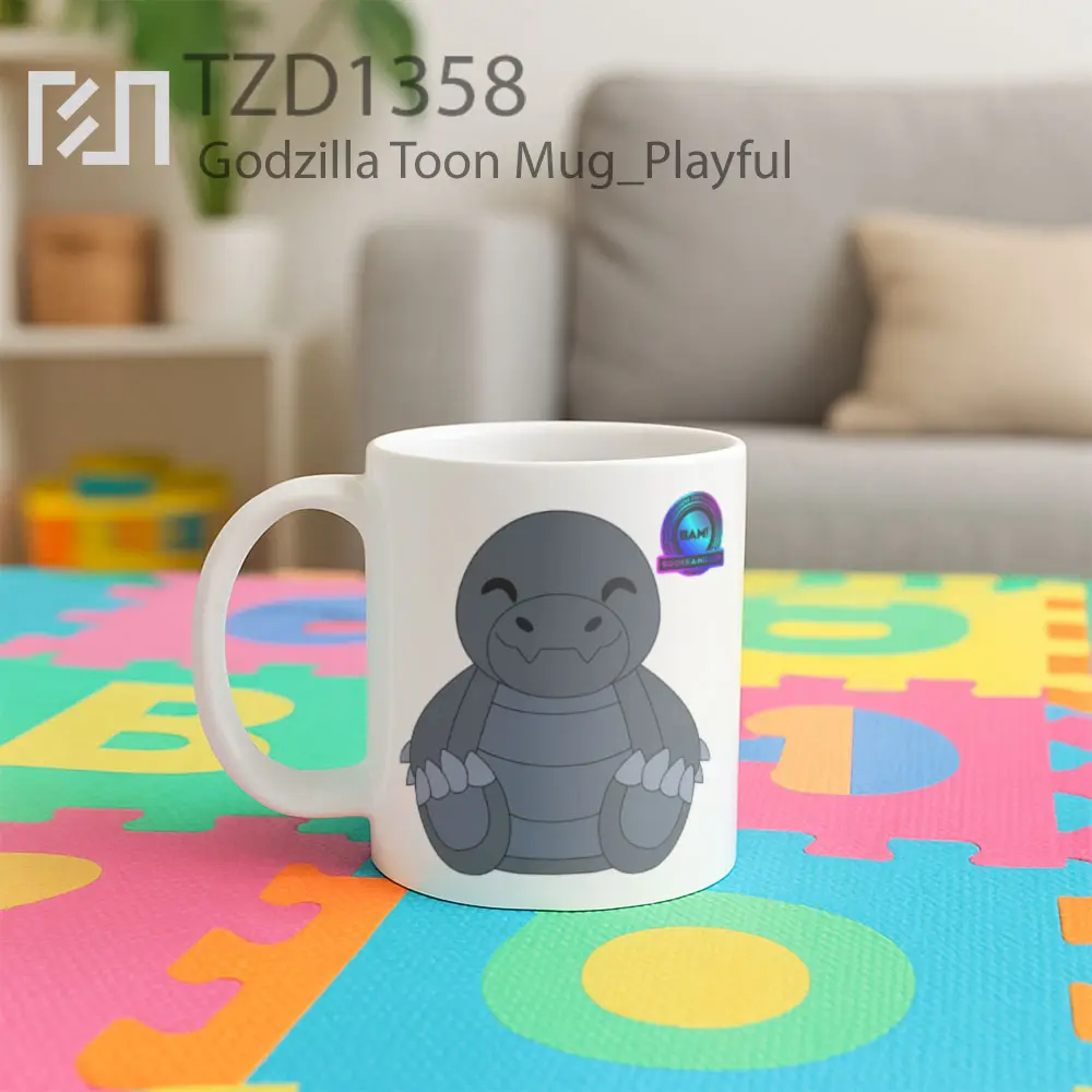 Godzilla Toon Mug - All-side / Desain