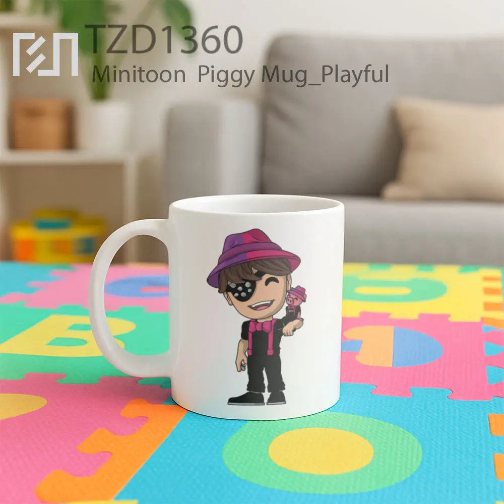 Minitoon  Piggy Mug - All-side / Desain