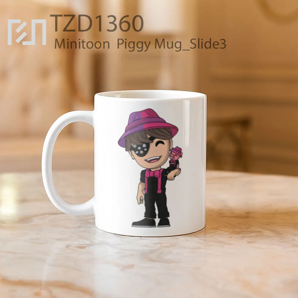 Minitoon  Piggy Mug - All-side / Desain