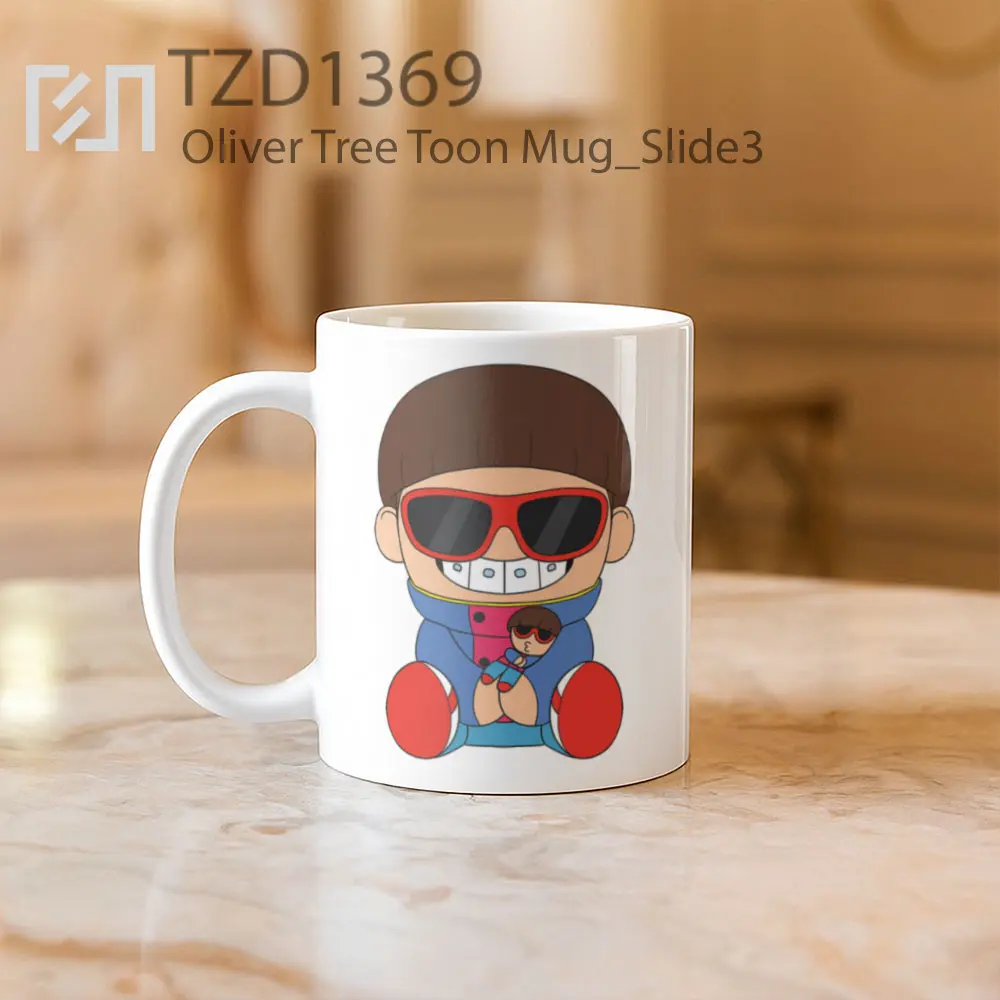 Oliver Tree Toon Mug - All-side / Desain