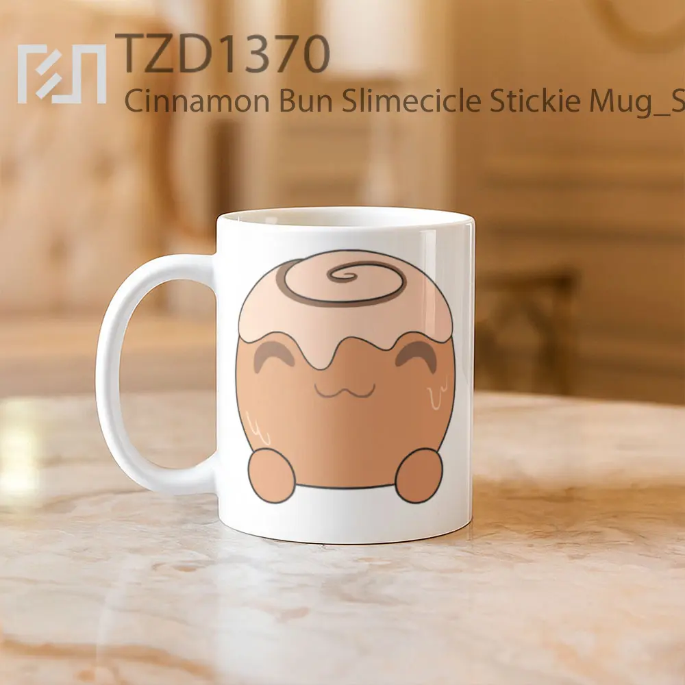 Cinnamon Bun Slimecicle Stickie Mug - All-side / Desain