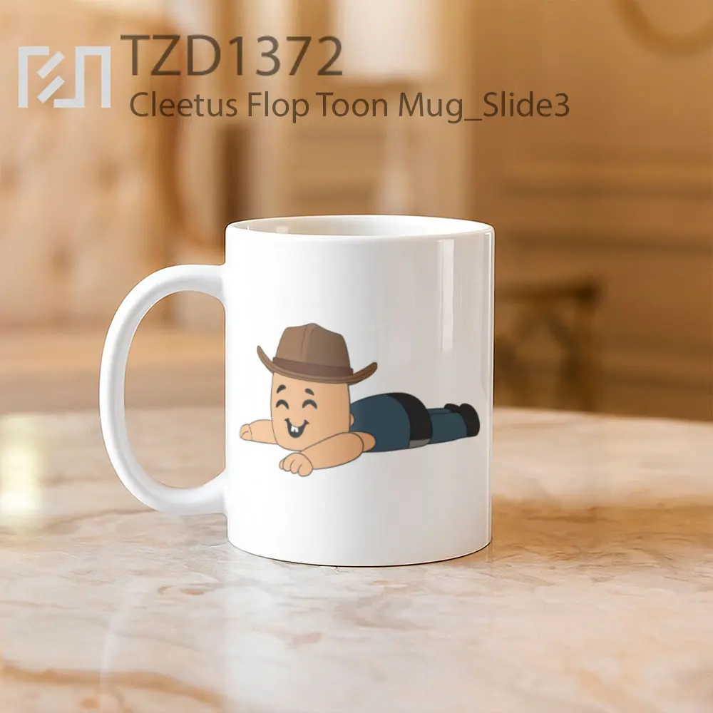 Cleetus Flop Toon Mug - All-side / Desain