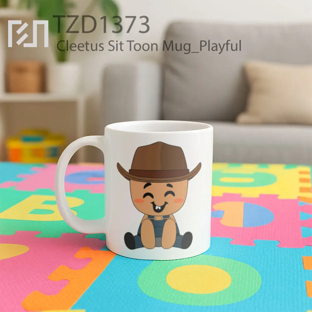 Cleetus Sit Toon Mug - All-side / Desain