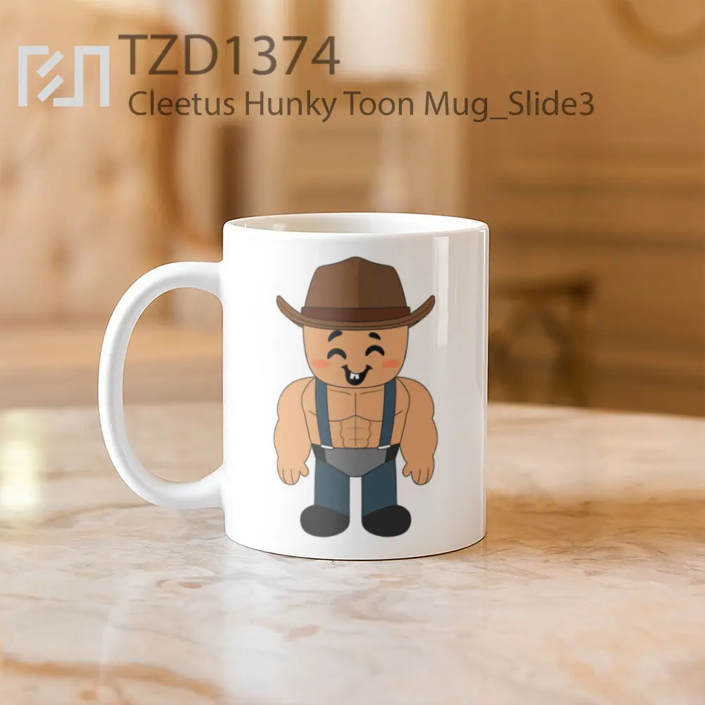 Cleetus Hunky Toon Mug - All-side / Desain