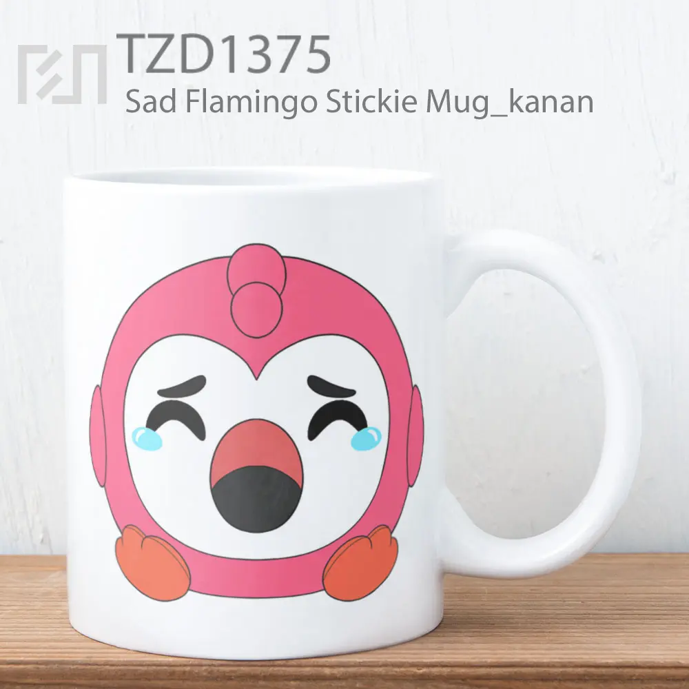Sad Flamingo Stickie Mug