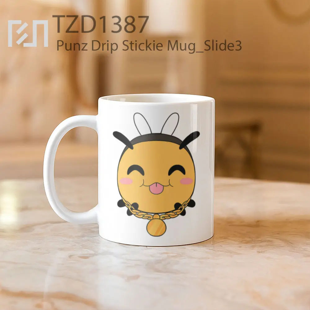 Punz Drip Stickie Mug - All-side / Desain