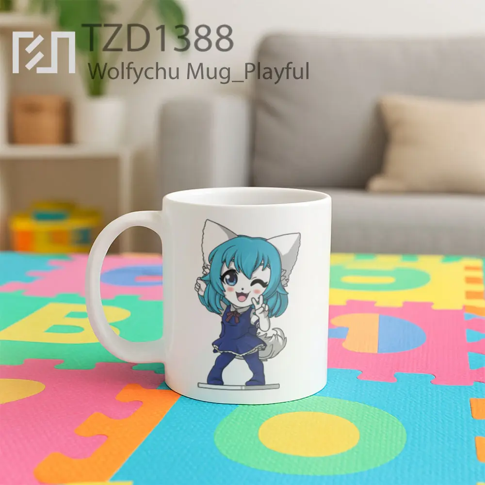 Wolfychu Mug - All-side / Desain