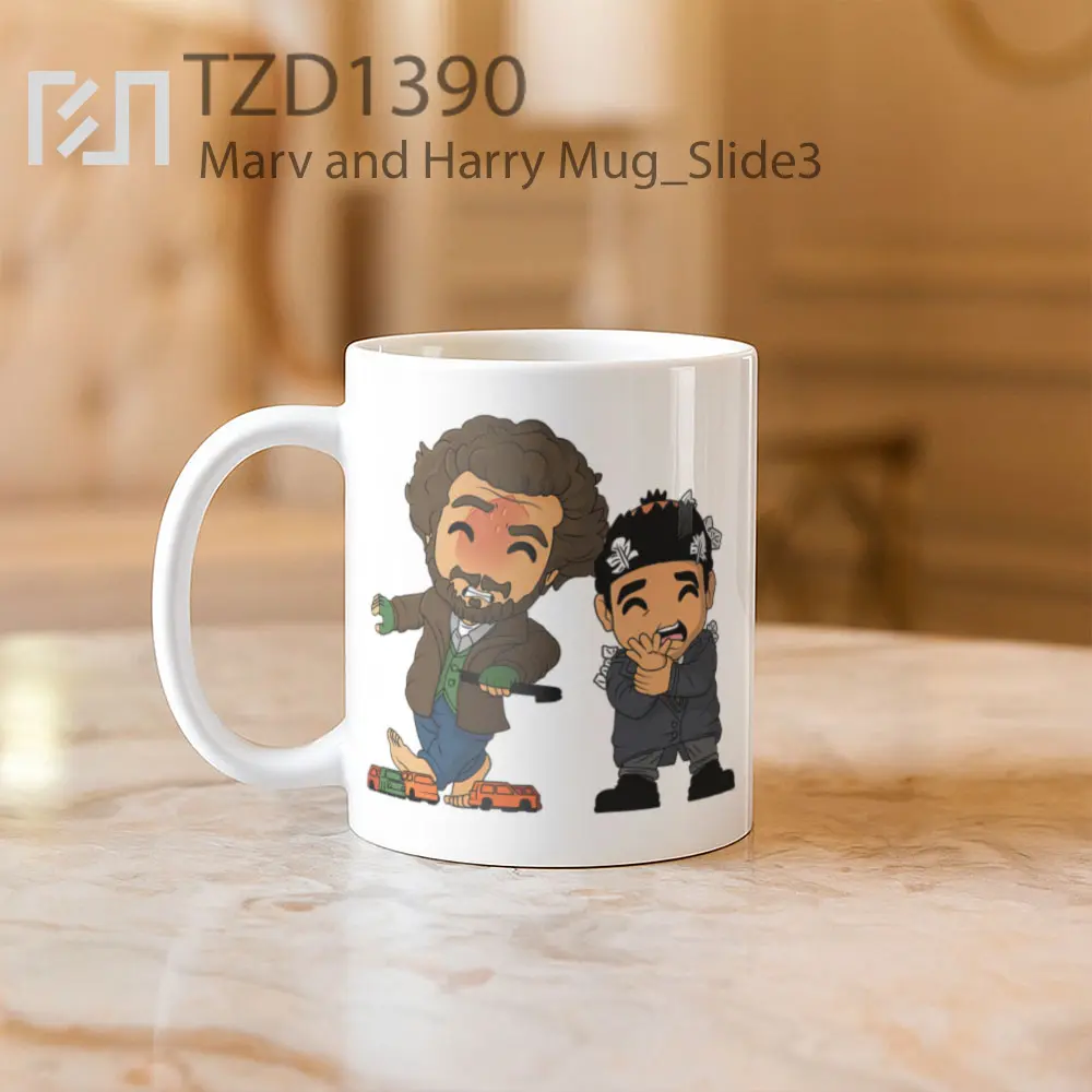 Marv and Harry Mug - All-side / Desain