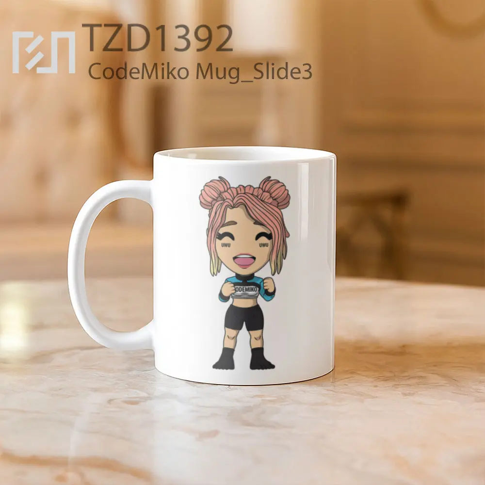 CodeMiko Mug - All-side / Desain