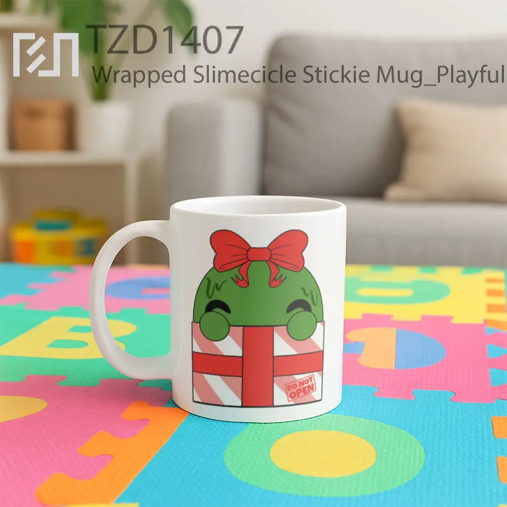 Wrapped Slimecicle Stickie Mug - All-side / Desain
