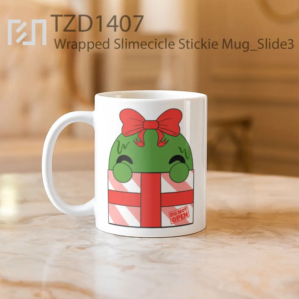 Wrapped Slimecicle Stickie Mug - All-side / Desain