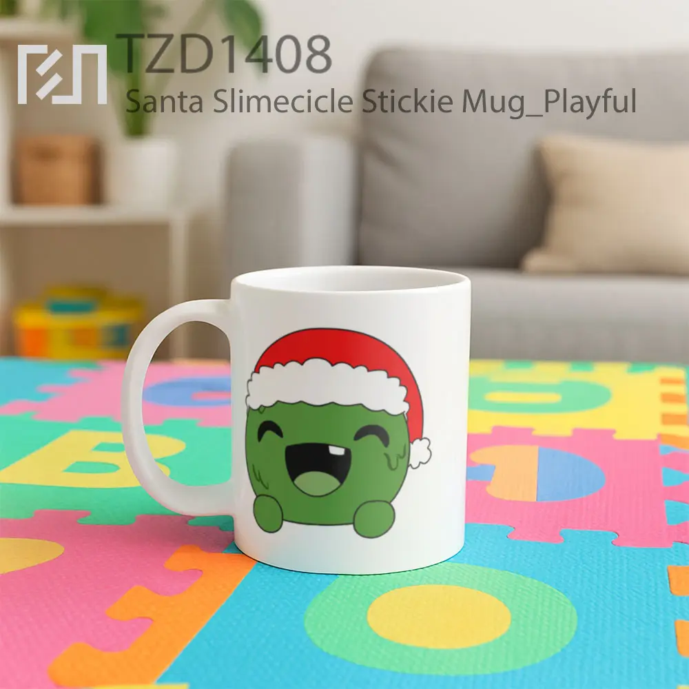 Santa Slimecicle Stickie Mug - All-side / Desain