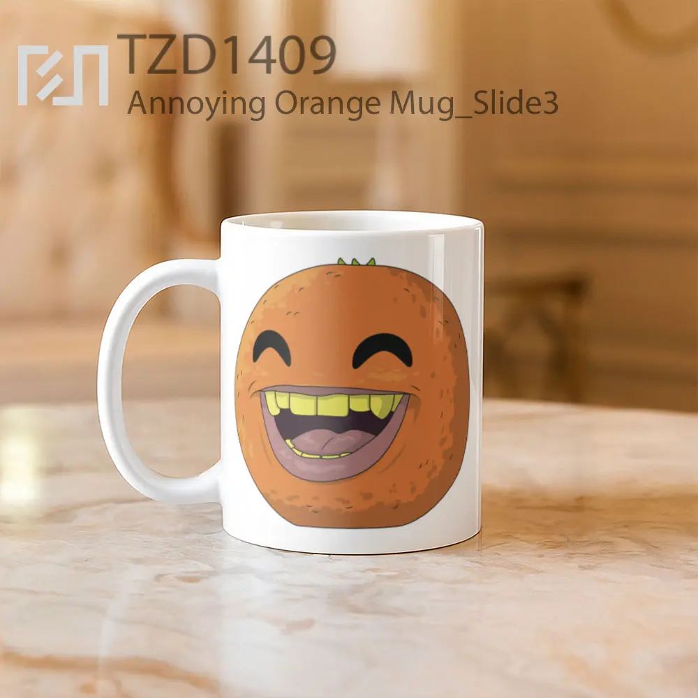 Annoying Orange Mug - All-side / Desain
