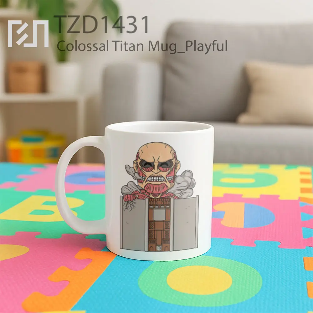Colossal Titan Mug - All-side / Desain