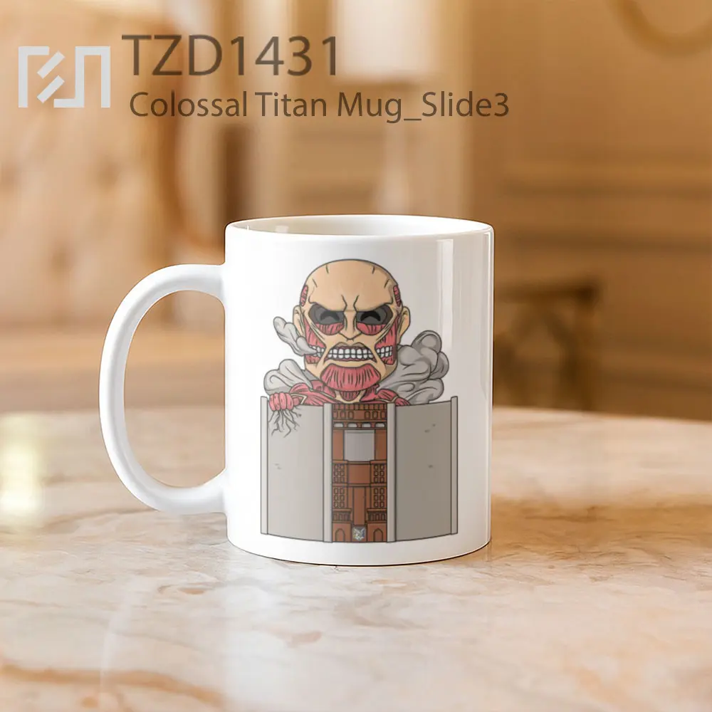Colossal Titan Mug - All-side / Desain