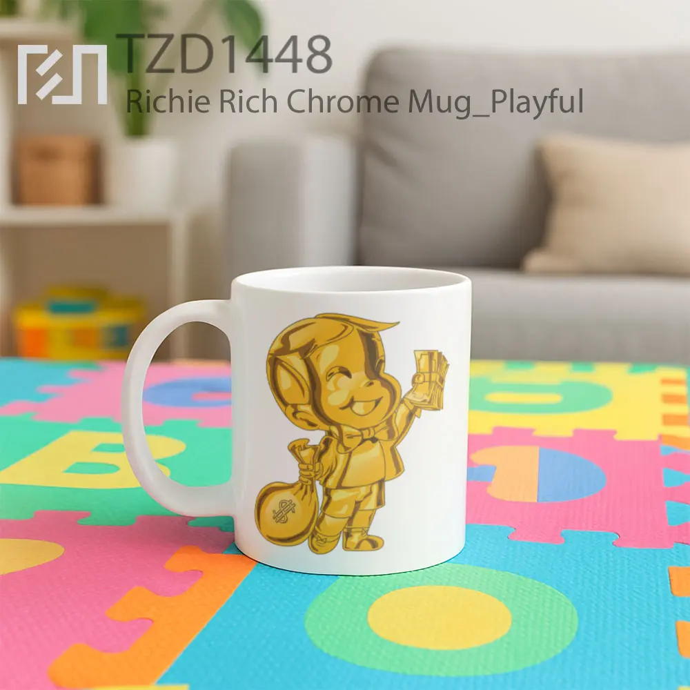 Richie Rich Chrome Mug - All-side / Desain