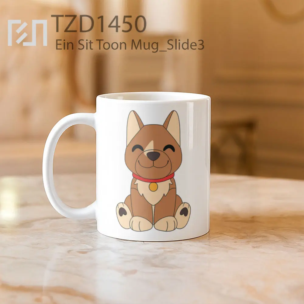 Ein Sit Toon Mug - All-side / Desain