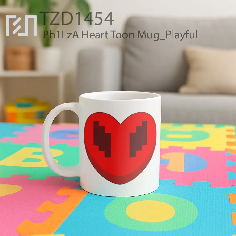Ph1LzA Heart Toon Mug - All-side / Desain
