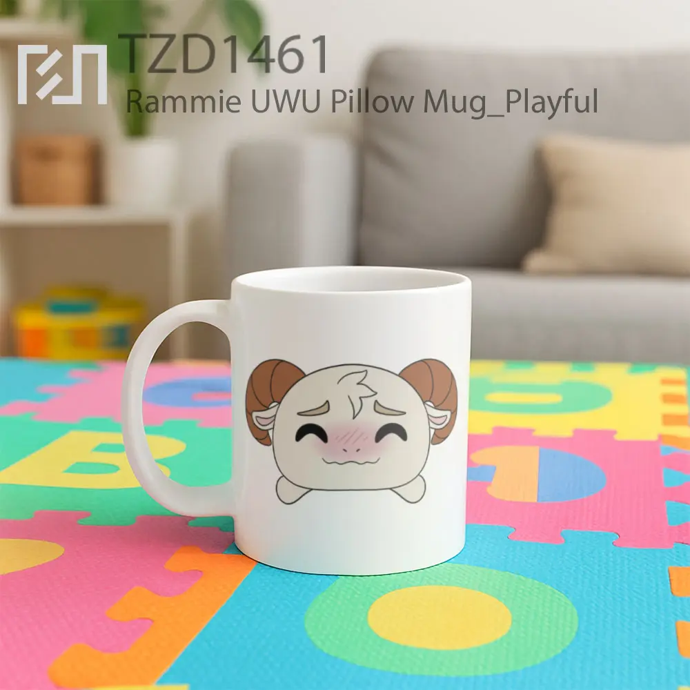 Rammie UWU Pillow Mug - All-side / Desain