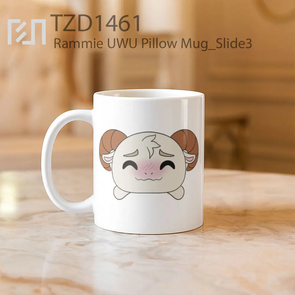 Rammie UWU Pillow Mug - All-side / Desain